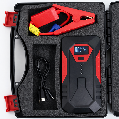 Jumper Arrancador de Batería + Power Bank Multifunción
